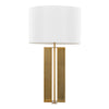 Cosmo - Glam Table Lamp - Antique Brass / White