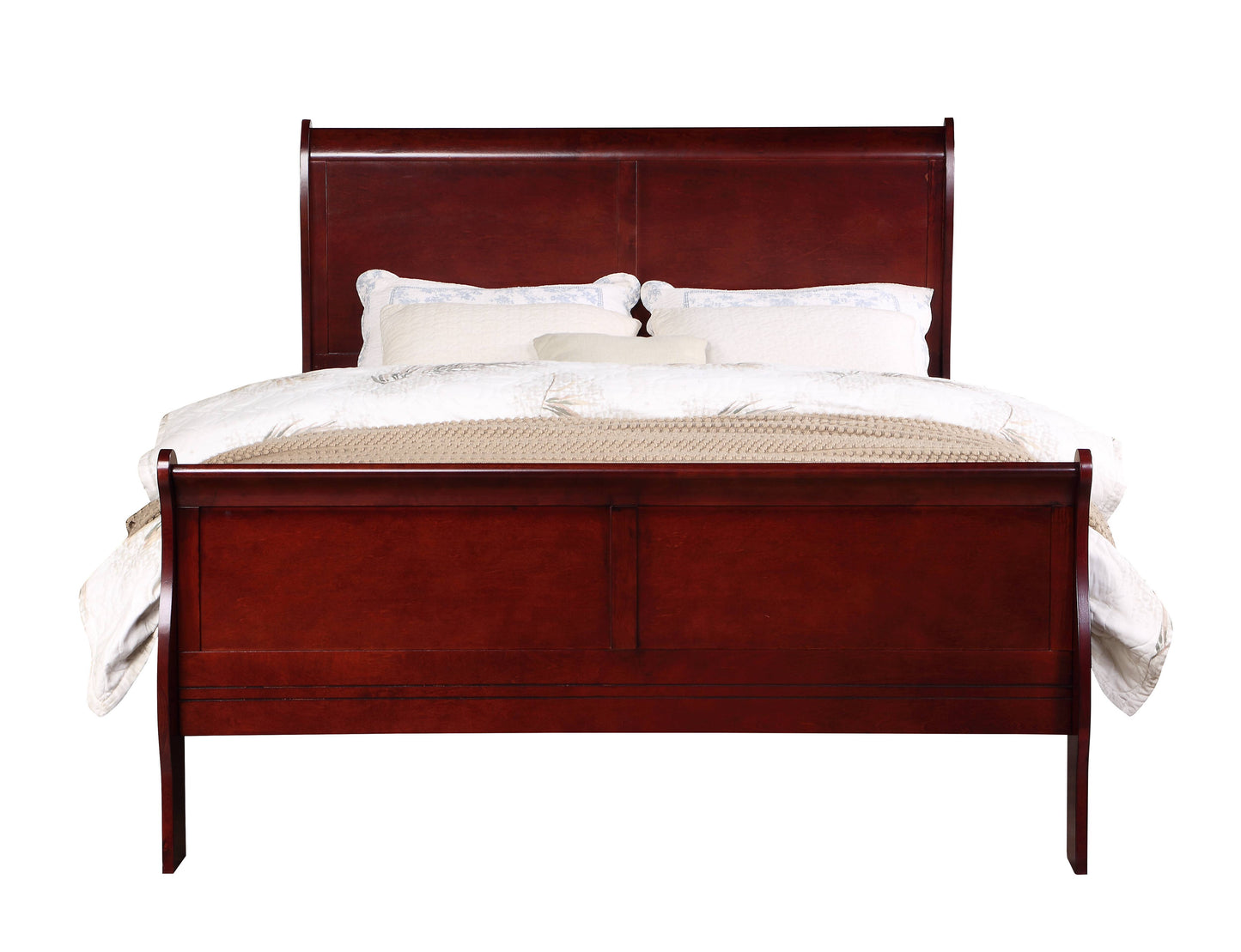 Louis Philippe - Twin Bed - Cherry