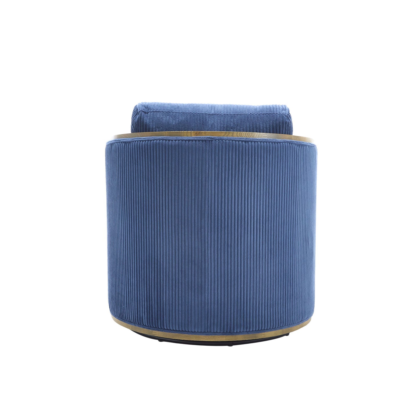 Swivel Barrel Chair, Comfortable Accent Sofa With 360 Degree Swivel For Living Room, Nursery, Office - Navy