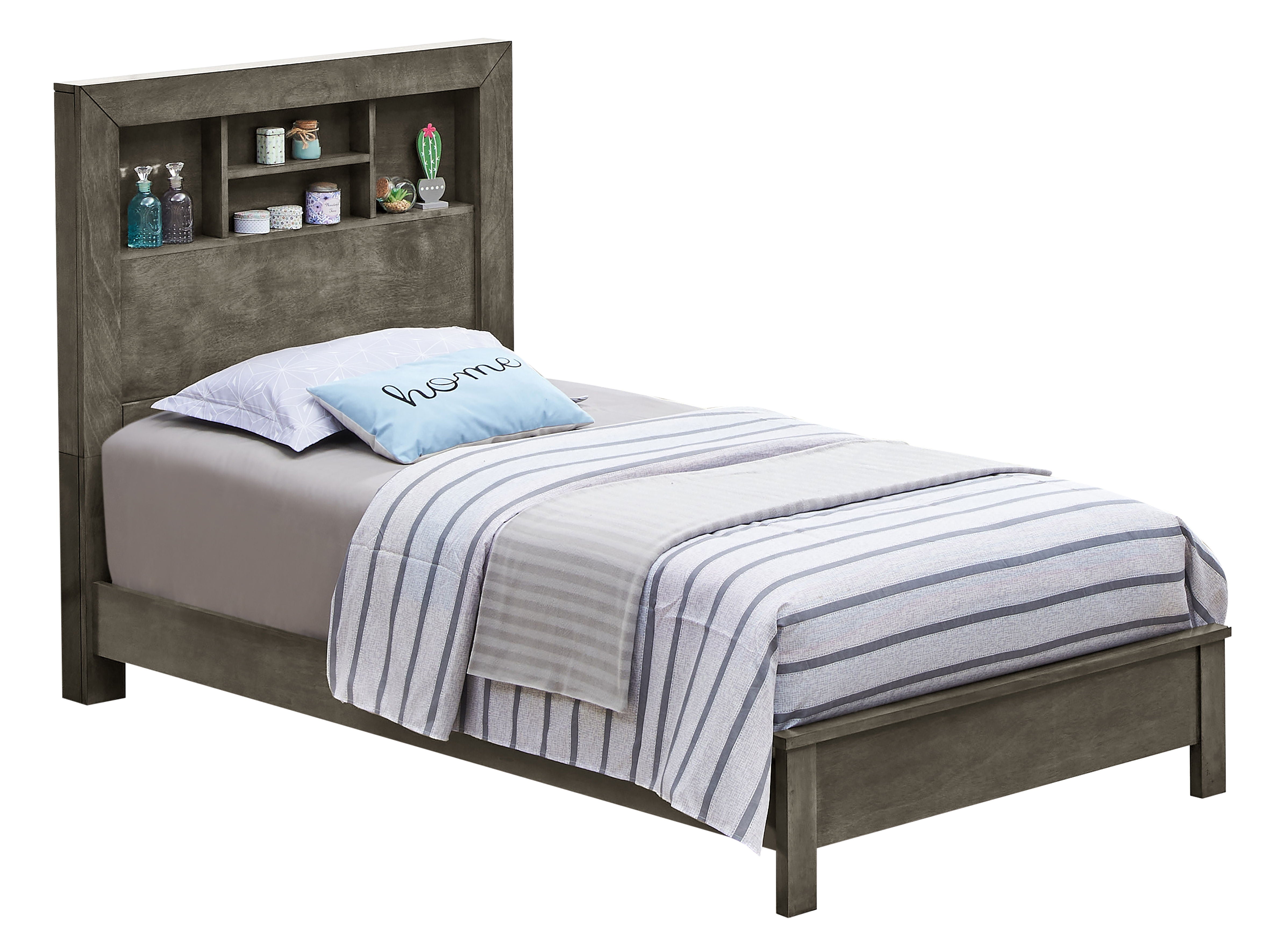 Twin Bed - Gray