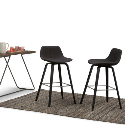 Randolph - Bentwood Counter, Bar Height Stool (Set of 2) - Black