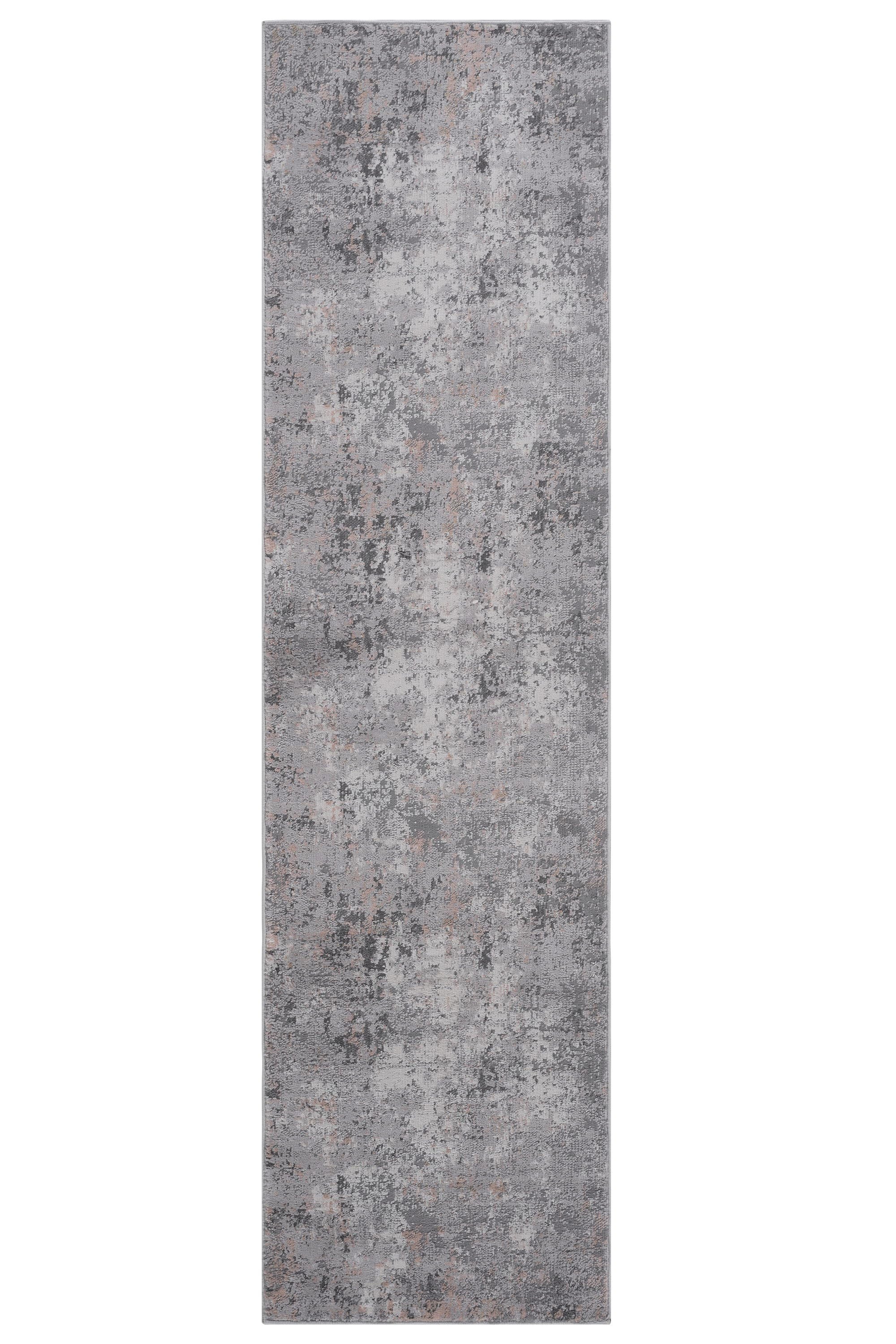 Marfi - 2' X 8' Abstract Runner Rug - Gray / Multi