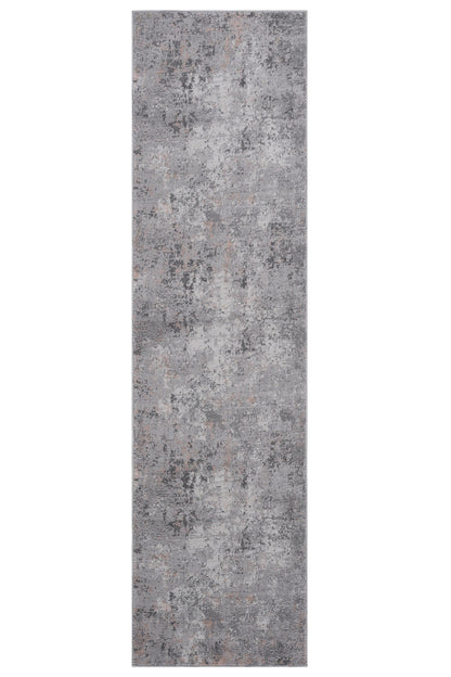 Marfi - 2' X 8' Abstract Runner Rug - Gray / Multi