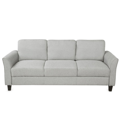 3 Seat Sofa Living Room Sofa - Light Gray