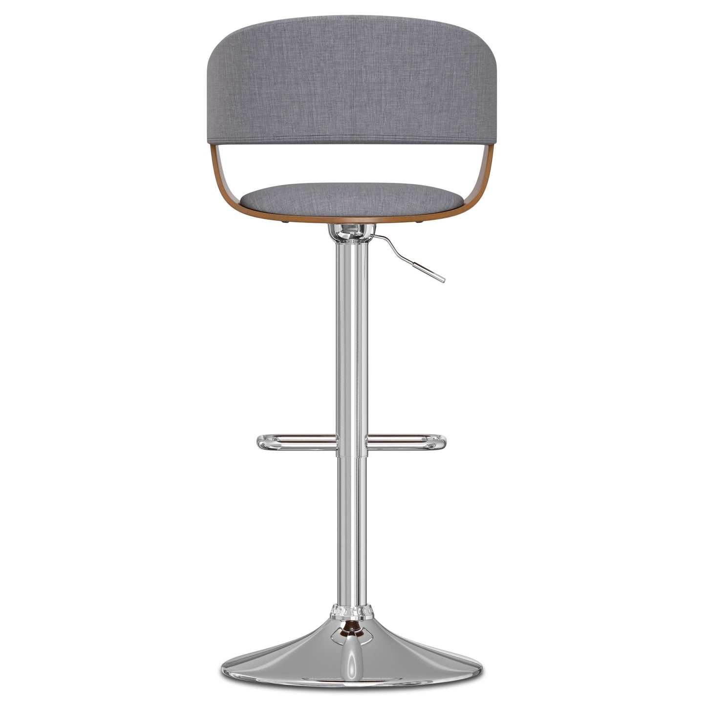 Lowell - Adjustable Swivel Bar Stool - Light Gray