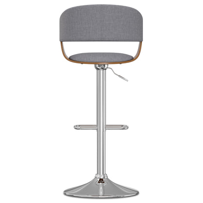 Lowell - Adjustable Swivel Bar Stool - Light Gray
