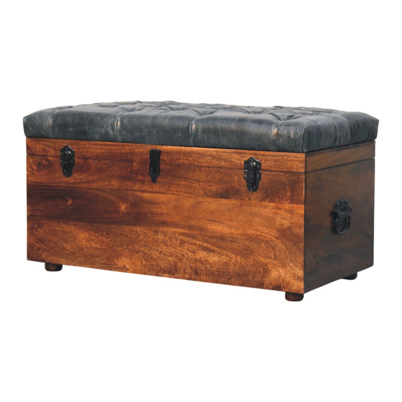 Buffalo - Hide Storage Trunk - Brown