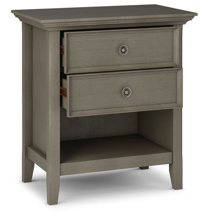 Amherst - Bedside Table - Farmhouse Gray