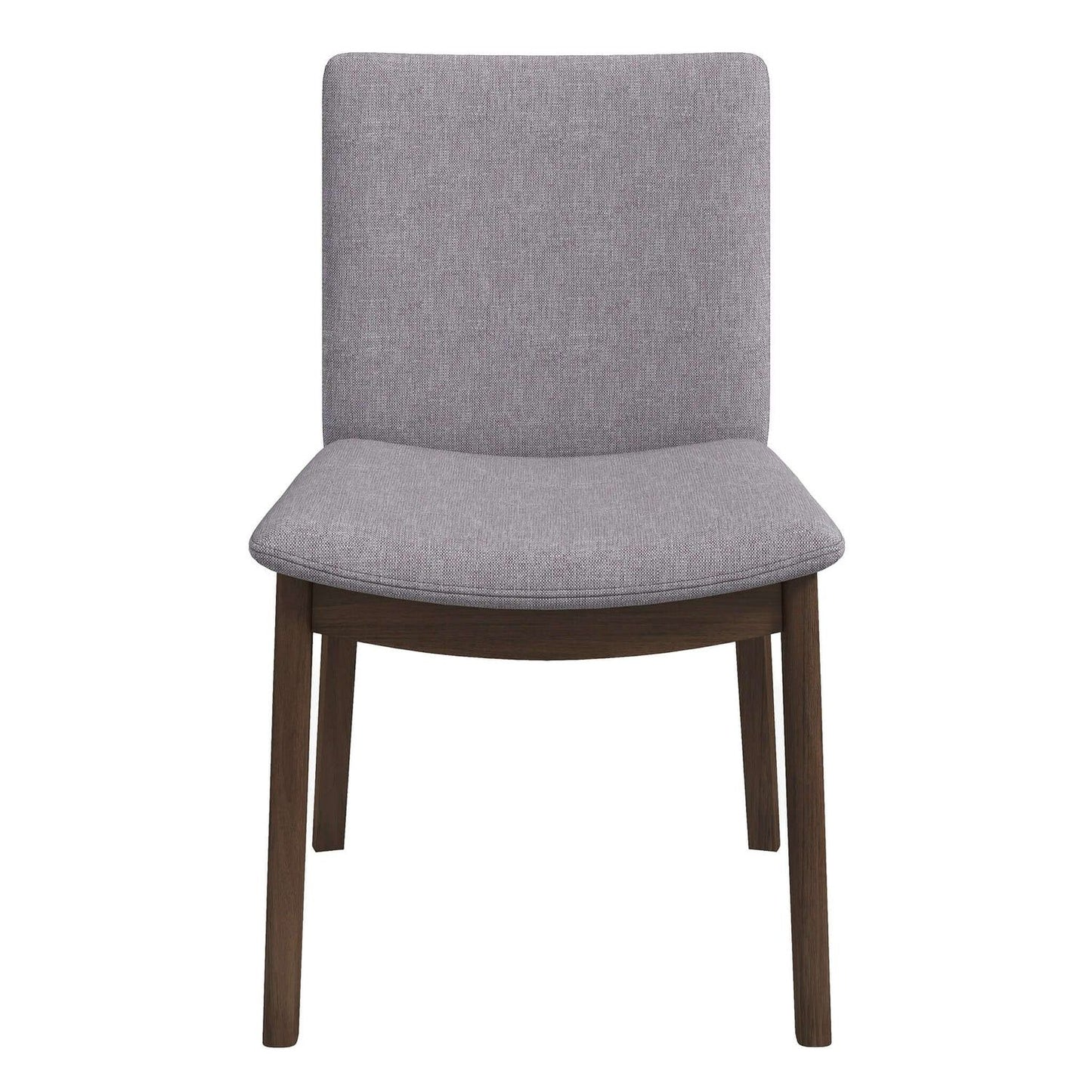 Laura - Mid-Century Modern Solid Wood Dining Chair (Set of 2) - Gray