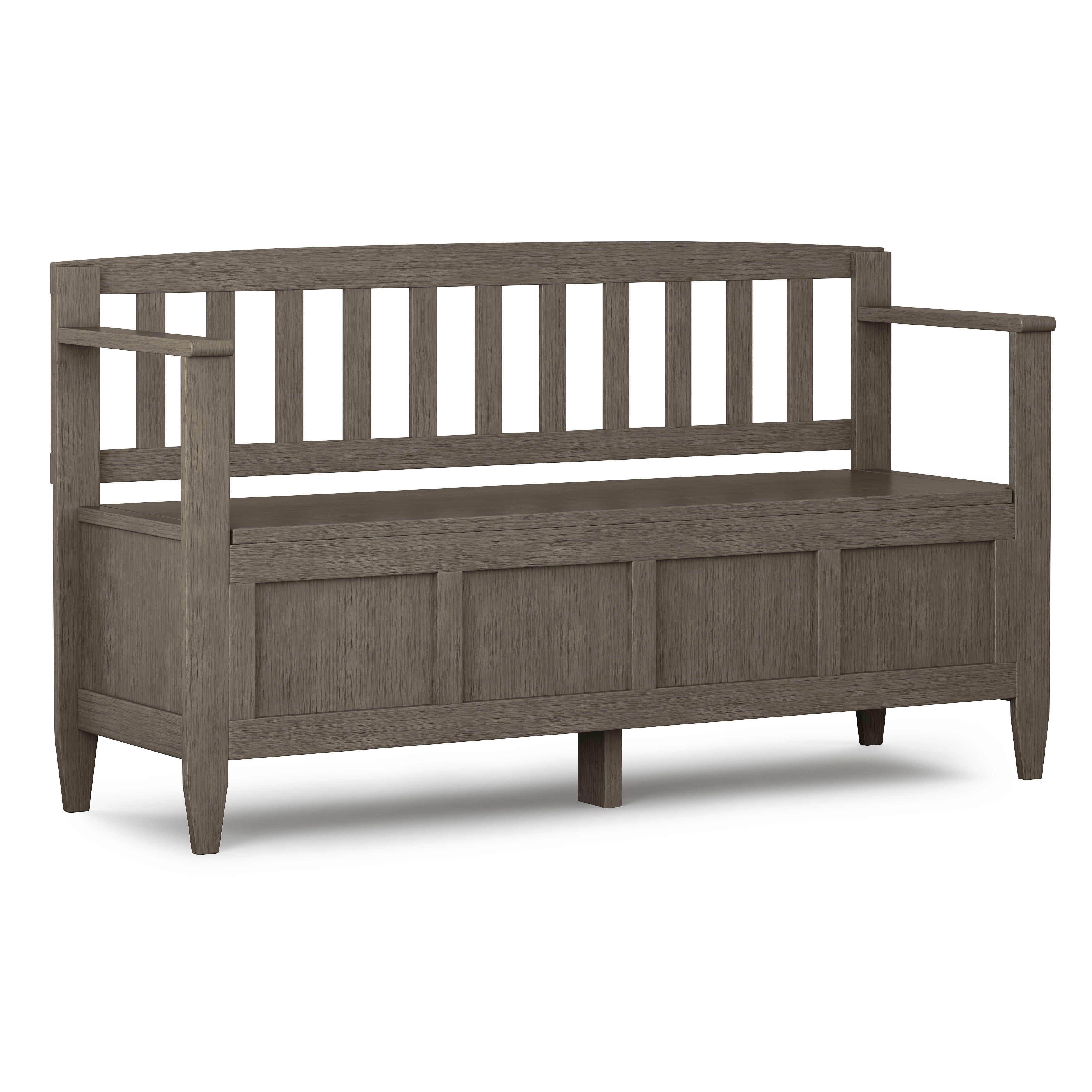 Brooklyn - Entryway Storage Bench - Farmhouse Gray