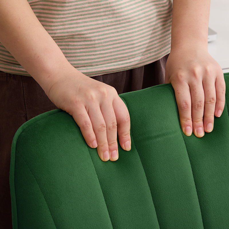 Adjustable Office Chair, Ergonomic Swivel Chair, Backrest Seat, Comfortable For Long Sitting - Green