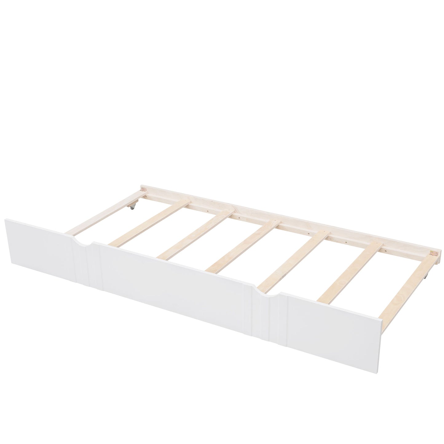 Twin Size DayBed With Twin Size Trundle - White