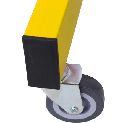 Adjustable Work Table With Drawer - Yellow / Black