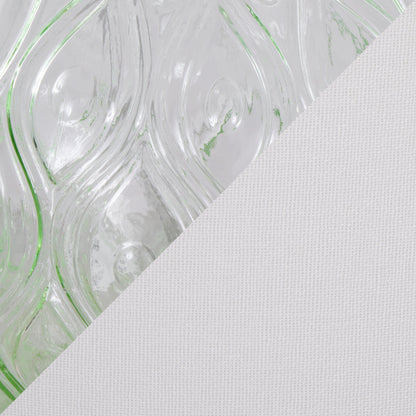 Gloria - Round Contemporary Lamp (Set of 2) - Clear Recycled Spanish / Chrome / White