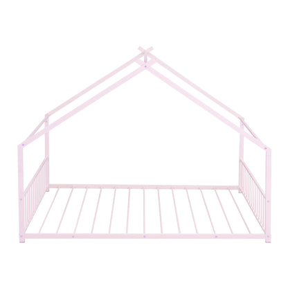 Full Size House Bed - Pink