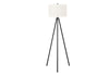 Lighting, Floor Lamp Contemporary - Black / Cream