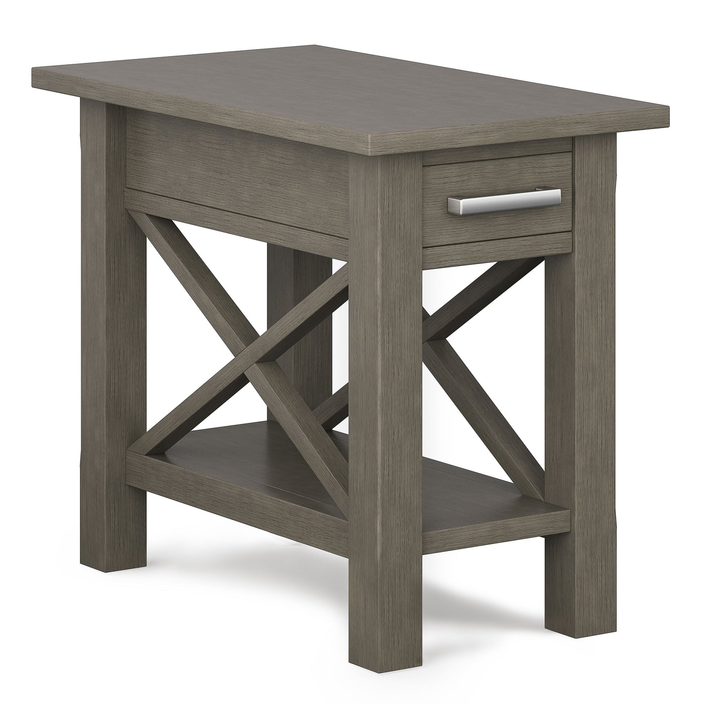 Kitchener - Narrow Side Table - Farmhouse Gray