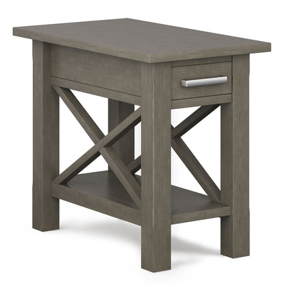 Kitchener - Narrow Side Table - Farmhouse Gray
