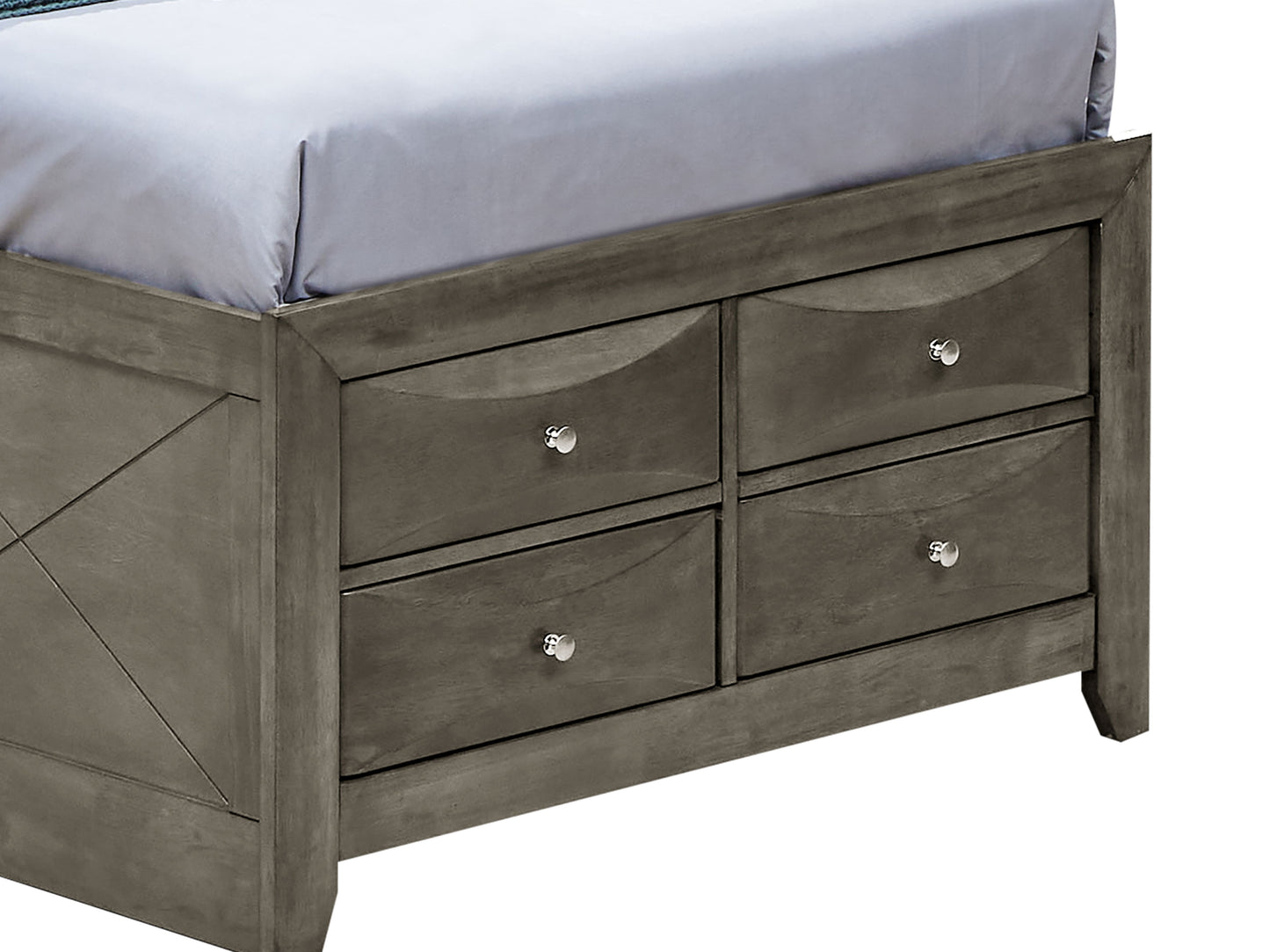 Marilla - Twin Storage Bed - Gray
