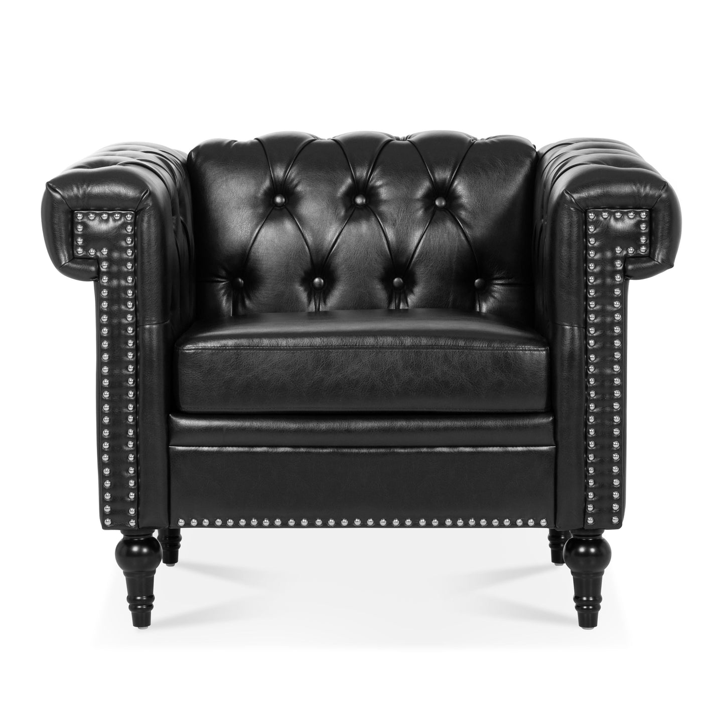 1 Seater Sofa - Black