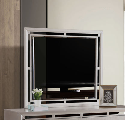 Elegant Transitional - Mirror - Silver Champagne