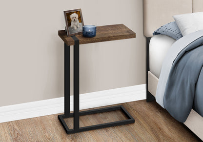 Accent Table, C - Shaped, Stylish Modern - Brown