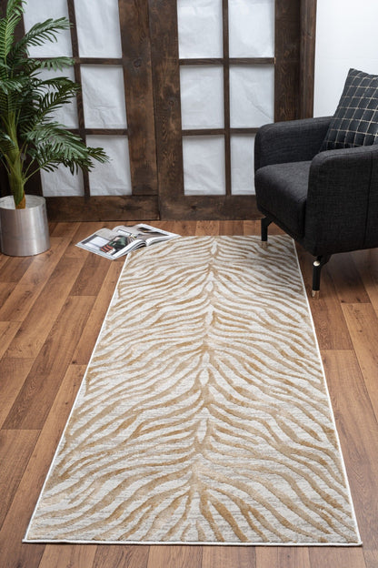 Elegance - 7'10" X 10'3" Area Rug - Gold