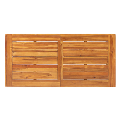 Catriona - 3 Piece Wood Outdoor Dining Set - Teak