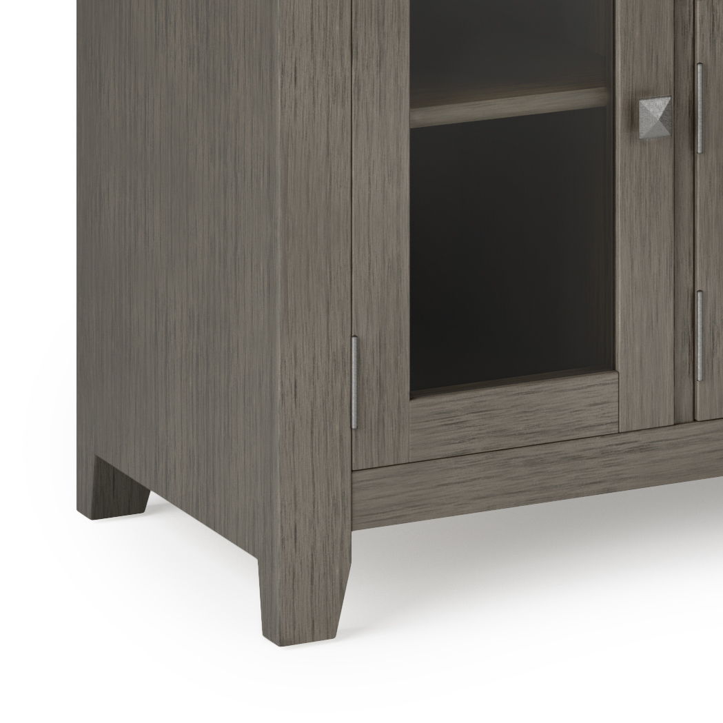 Cosmopolitan - Wide TV Media Stand - Farmhouse Gray