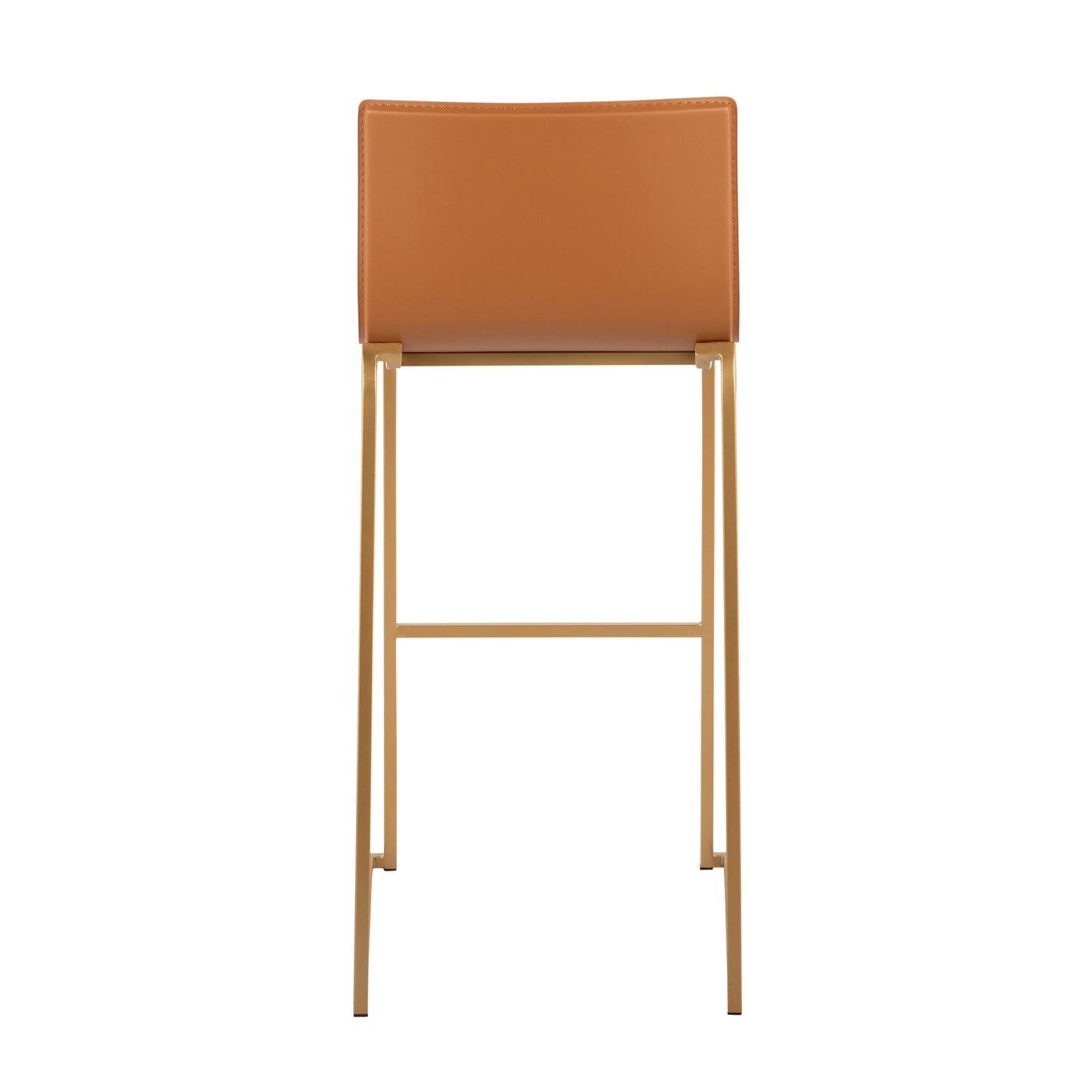 Mara - Contemporary Barstool (Set of 2) - Gold / Camel