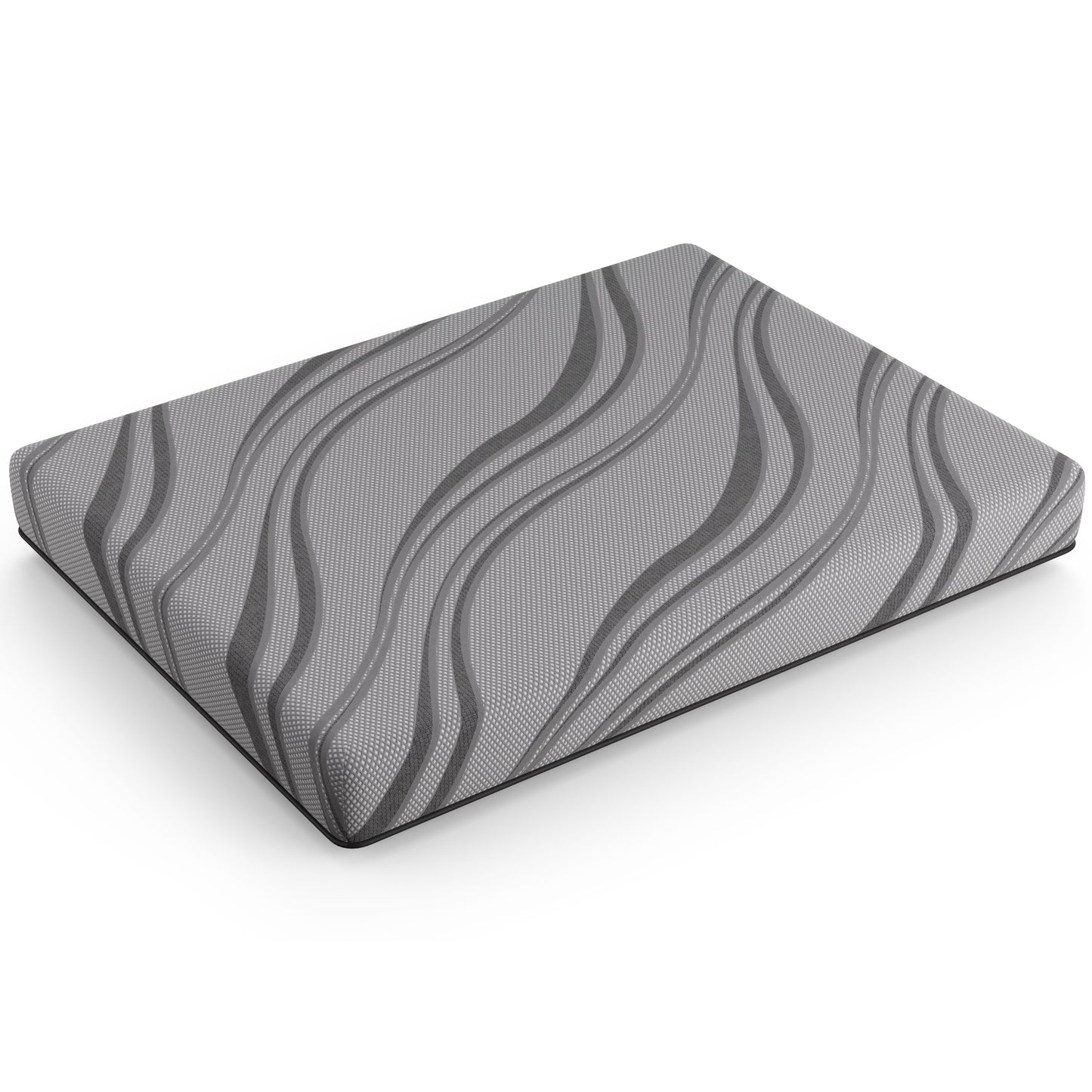 Bib Nl - 8" Full Pro Gel Foam - Firm - Dark Gray
