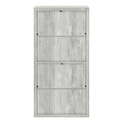 Bookshelf, Bookcase, Etagere, 5 Tier, For Office, Contemporary & Modern - Gray