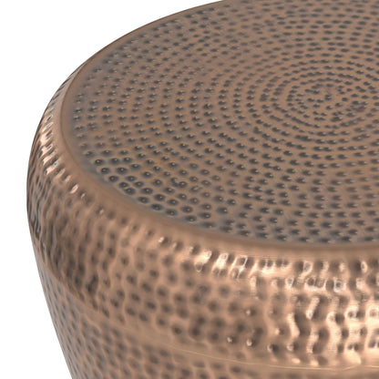 Preston - Metal Side Table - Antique Copper