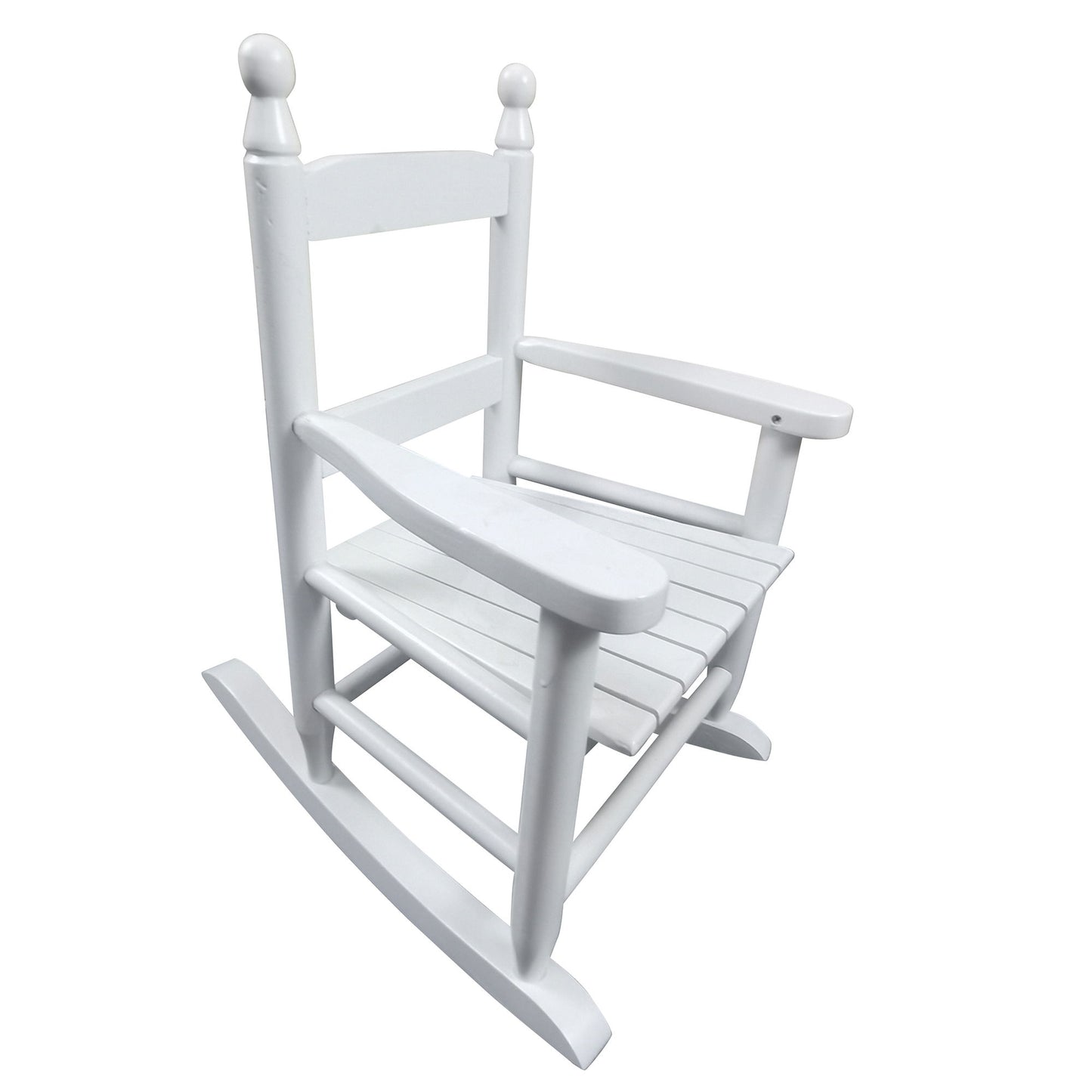Children's Rocking Chair Indoor Or Outdoor, Suitable For Kids, Durable - White