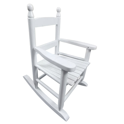 Children's Rocking Chair Indoor Or Outdoor, Suitable For Kids, Durable - White