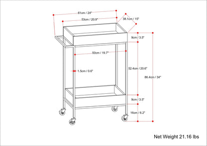 Simons - Bar Cart - Natural