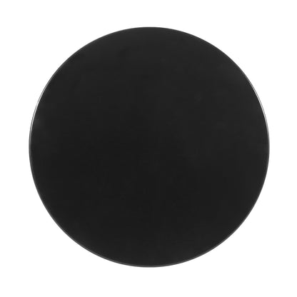 Outdoor, Metal End Table Large - Black