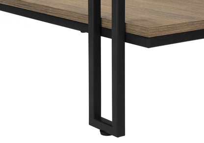 Accent Console Table For Entryway, Contemporary And Modern - Taupe / Black