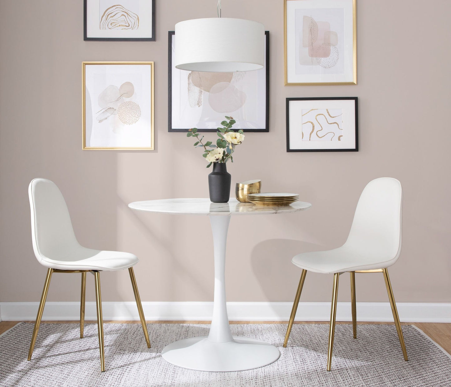 Pebble - Modern Table - White
