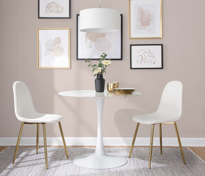 Pebble - Modern Table - White