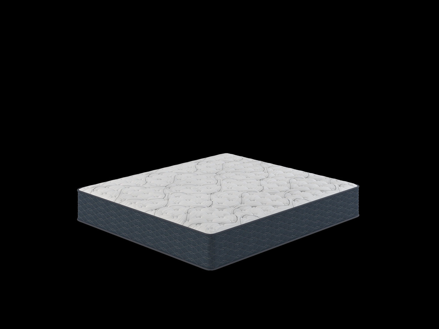 Queen Plush Mattress ComfortCare DreamLux - White / Blue
