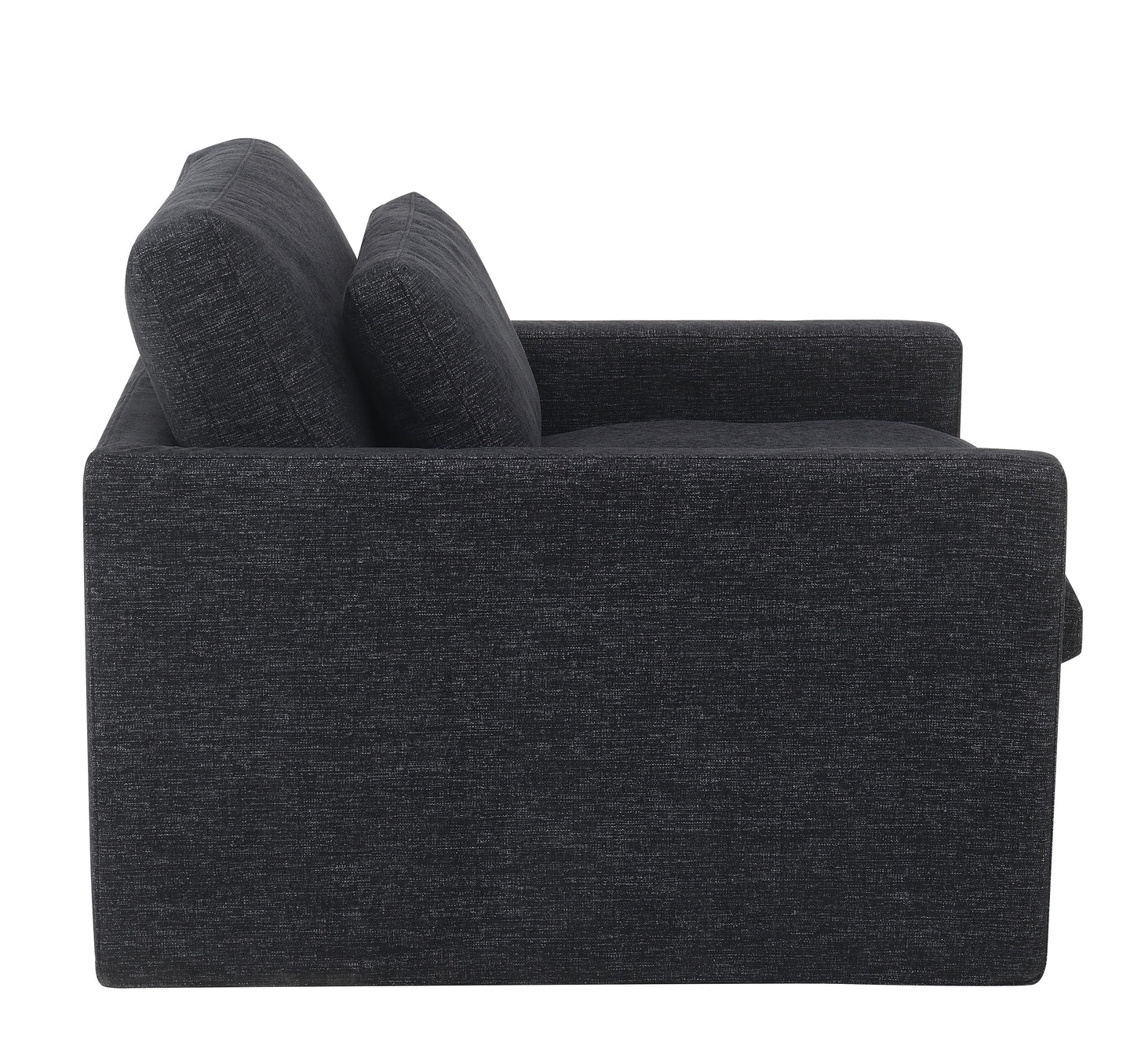 Naveen - Swivel Chair With 1 Toss Pillow - Dark Gray