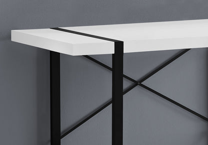 Computer Desk For Home Office, Laptop, Contemporary & Versatile Placement - White