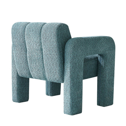31.10" Wide Boucle Upholstered Accent Chair - Green