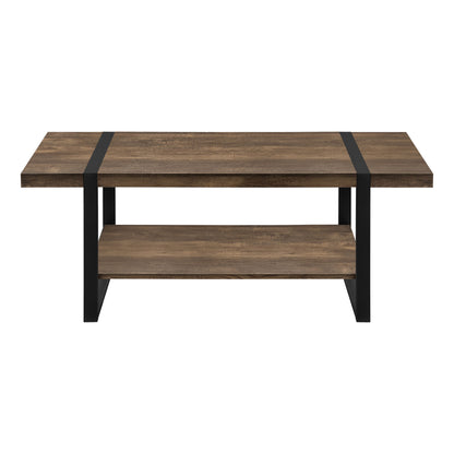 Coffee Table, Accent, Cocktail, Rectangular, Living Room, Contemporary, Modern - Brown
