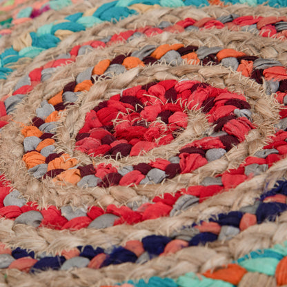 Margo - Round Pouf - Multi Color