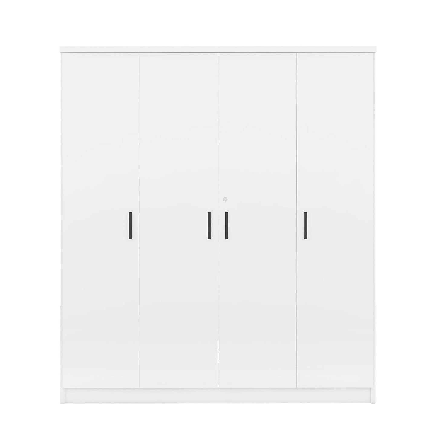 4 Door Wardrobe With 1 Drawer - White