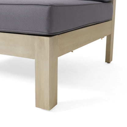 Brava - X Back Corner Chair - Light Gray