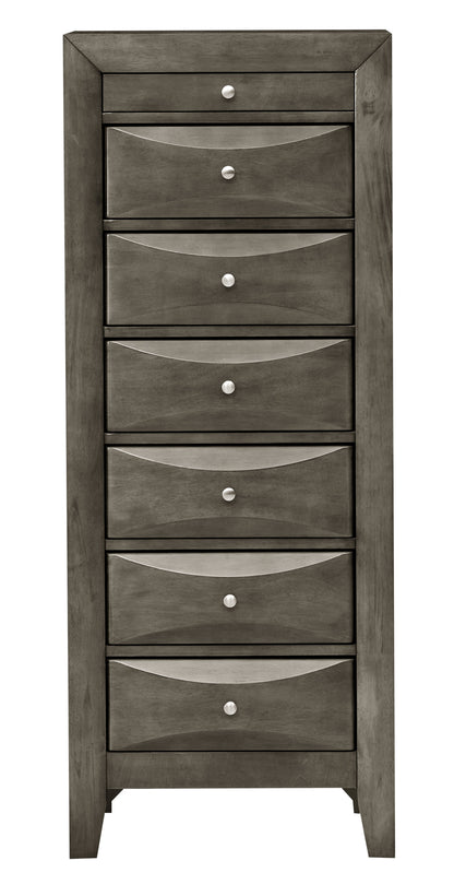 Marilla - 7 Drawer Lingerie Chest - Gray