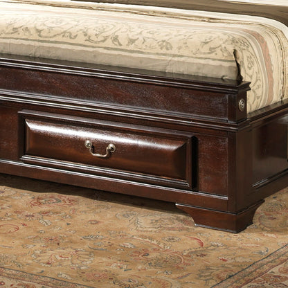 Lavita - King Storage Drawers Bed - Cappuccino